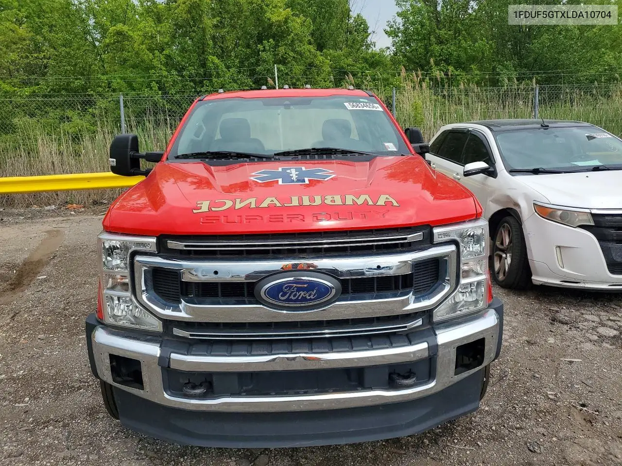 2020 Ford F550 Super Duty VIN: 1FDUF5GTXLDA10704 Lot: 58793716
