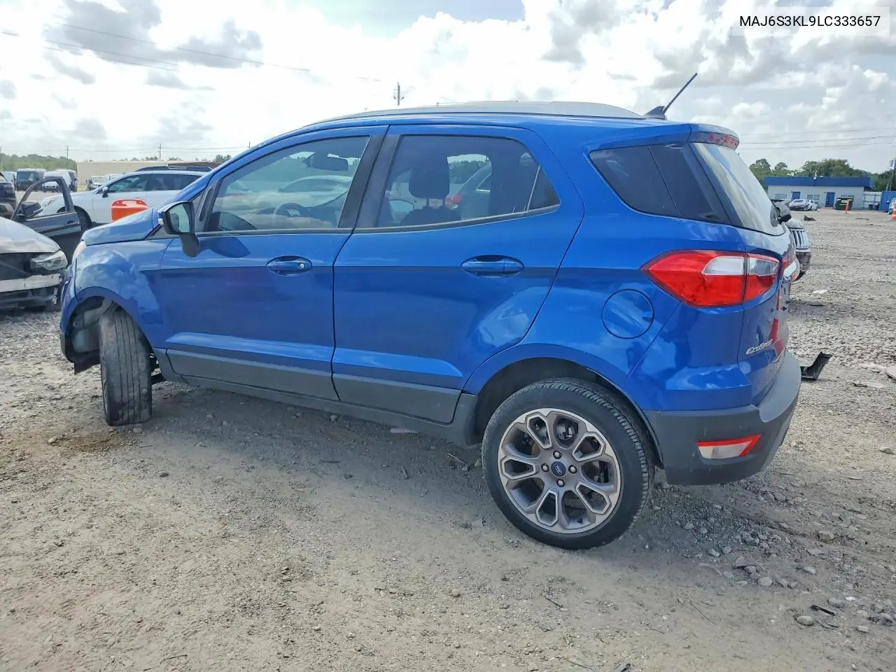 2020 Ford Ecosport Titanium VIN: MAJ6S3KL9LC333657 Lot: 59077646