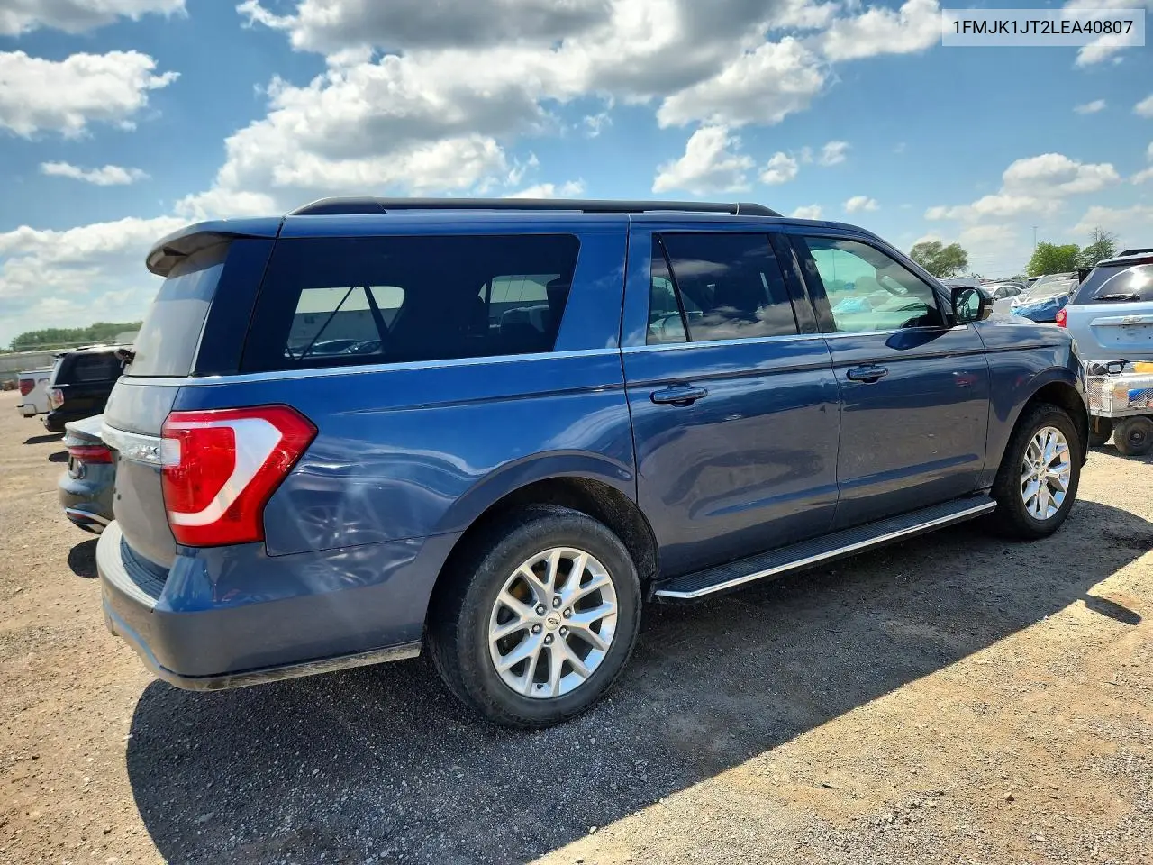 2020 Ford Expedition Max Xlt VIN: 1FMJK1JT2LEA40807 Lot: 59831646