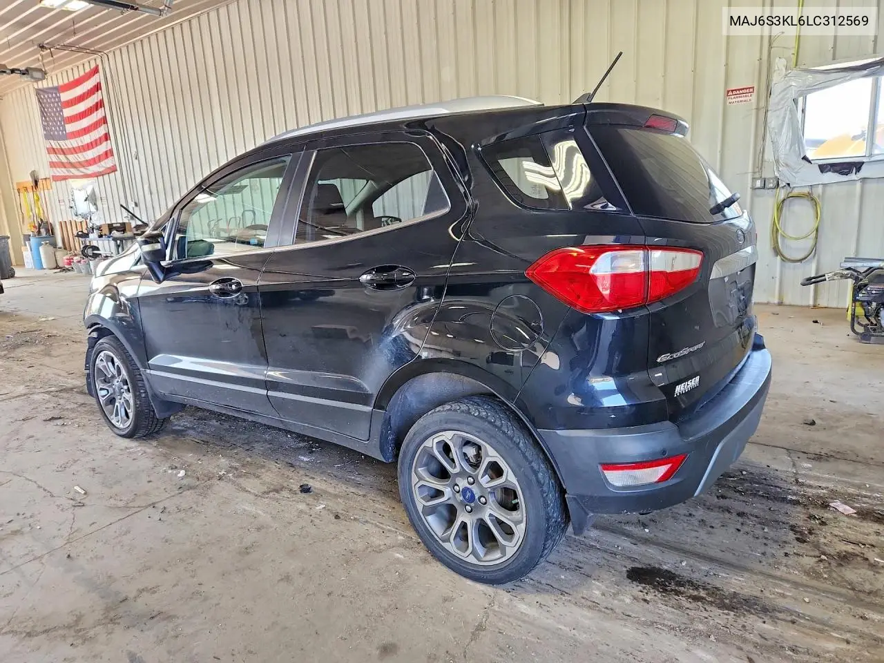 2020 Ford Ecosport Titanium VIN: MAJ6S3KL6LC312569 Lot: 60035726