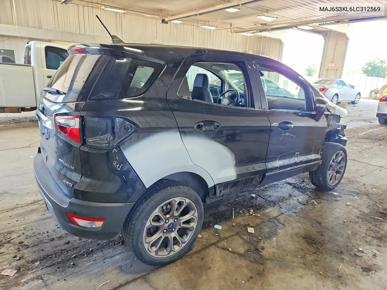 2020 Ford Ecosport Titanium VIN: MAJ6S3KL6LC312569 Lot: 60035726