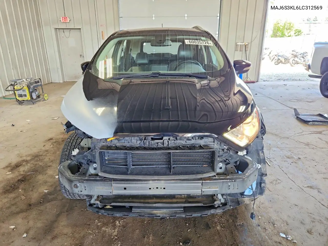 2020 Ford Ecosport Titanium VIN: MAJ6S3KL6LC312569 Lot: 60035726