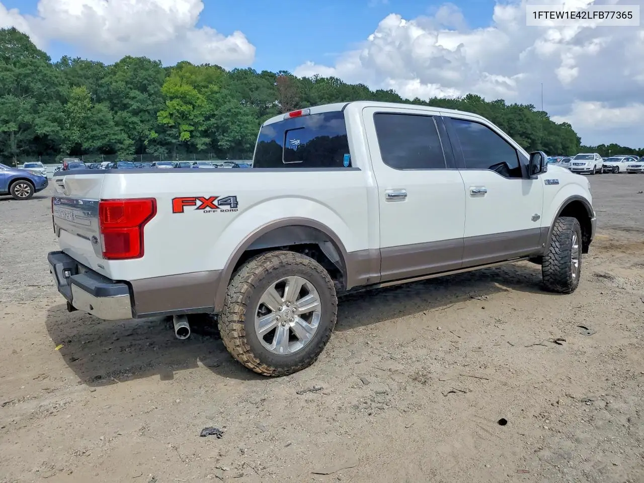 2020 Ford F150 Supercrew VIN: 1FTEW1E42LFB77365 Lot: 61958686