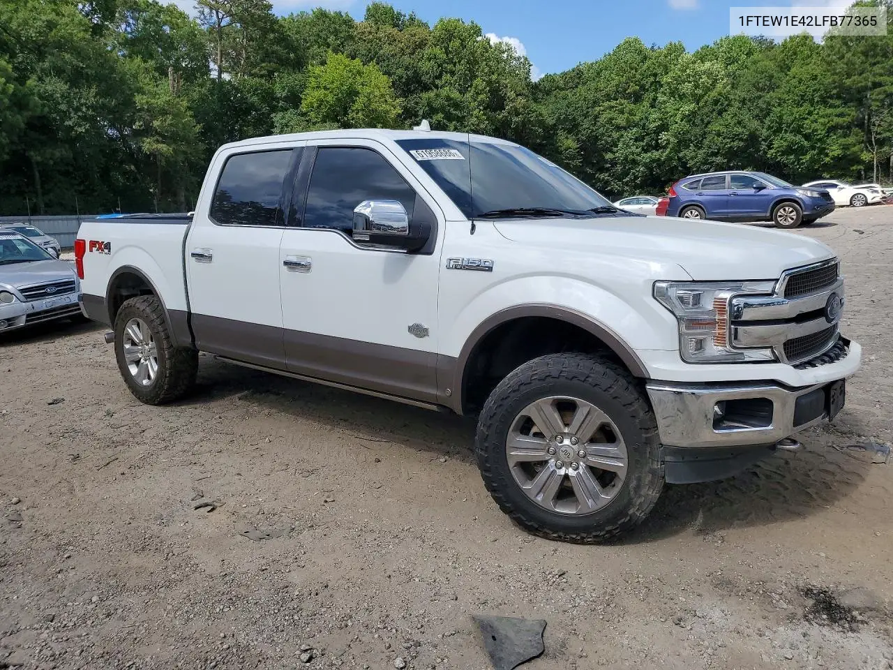 2020 Ford F150 Supercrew VIN: 1FTEW1E42LFB77365 Lot: 61958686