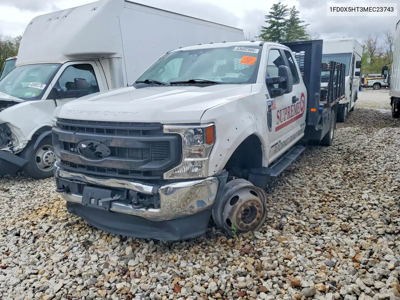 2021 Ford F550 Super Duty VIN: 1FD0X5HT3MEC23743 Lot: 53692986