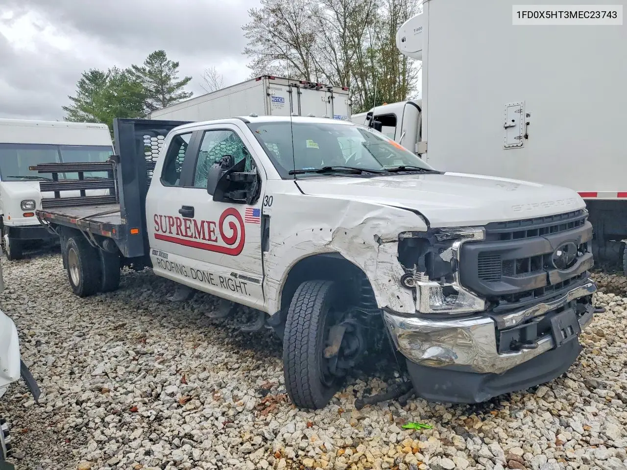 2021 Ford F550 Super Duty VIN: 1FD0X5HT3MEC23743 Lot: 53692986
