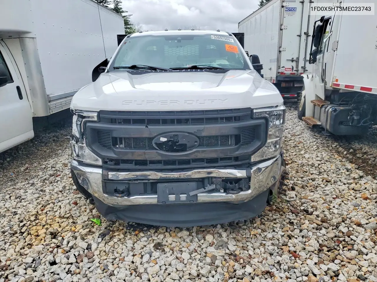 2021 Ford F550 Super Duty VIN: 1FD0X5HT3MEC23743 Lot: 53692986