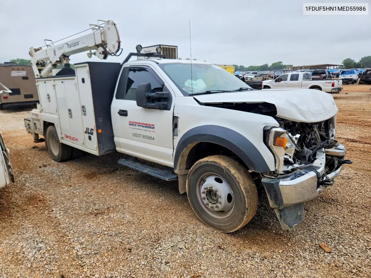 2021 Ford F550 Super Duty VIN: 1FDUF5HN1MED55986 Lot: 54819326