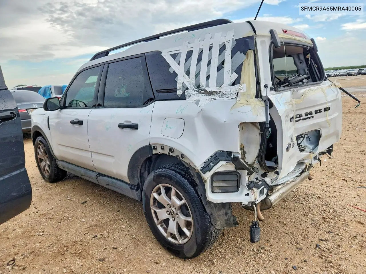 2021 Ford Bronco Sport VIN: 3FMCR9A65MRA40005 Lot: 55883276
