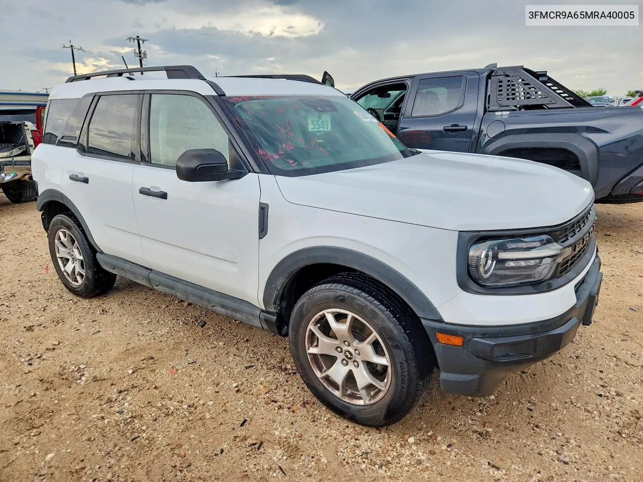 2021 Ford Bronco Sport VIN: 3FMCR9A65MRA40005 Lot: 55883276