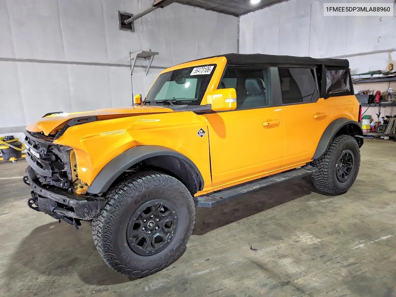 2021 Ford Bronco Base VIN: 1FMEE5DP3MLA88960 Lot: 56473106
