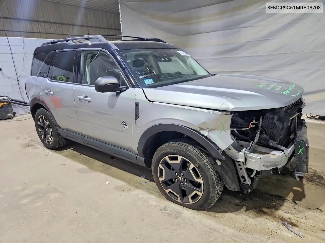 2021 Ford Bronco Sport Outer Banks VIN: 3FMCR9C61MRB08703 Lot: 56674486