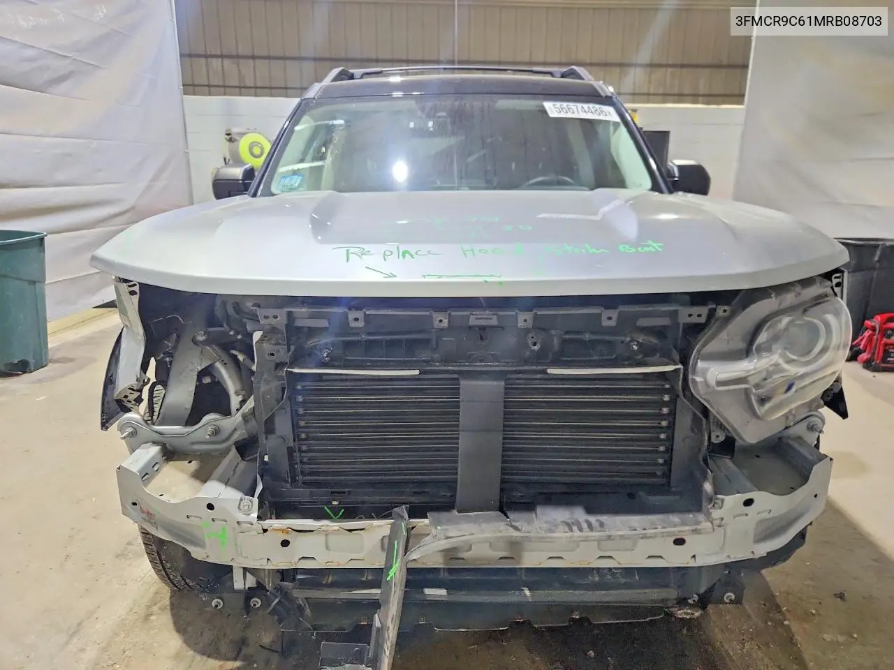 2021 Ford Bronco Sport Outer Banks VIN: 3FMCR9C61MRB08703 Lot: 56674486