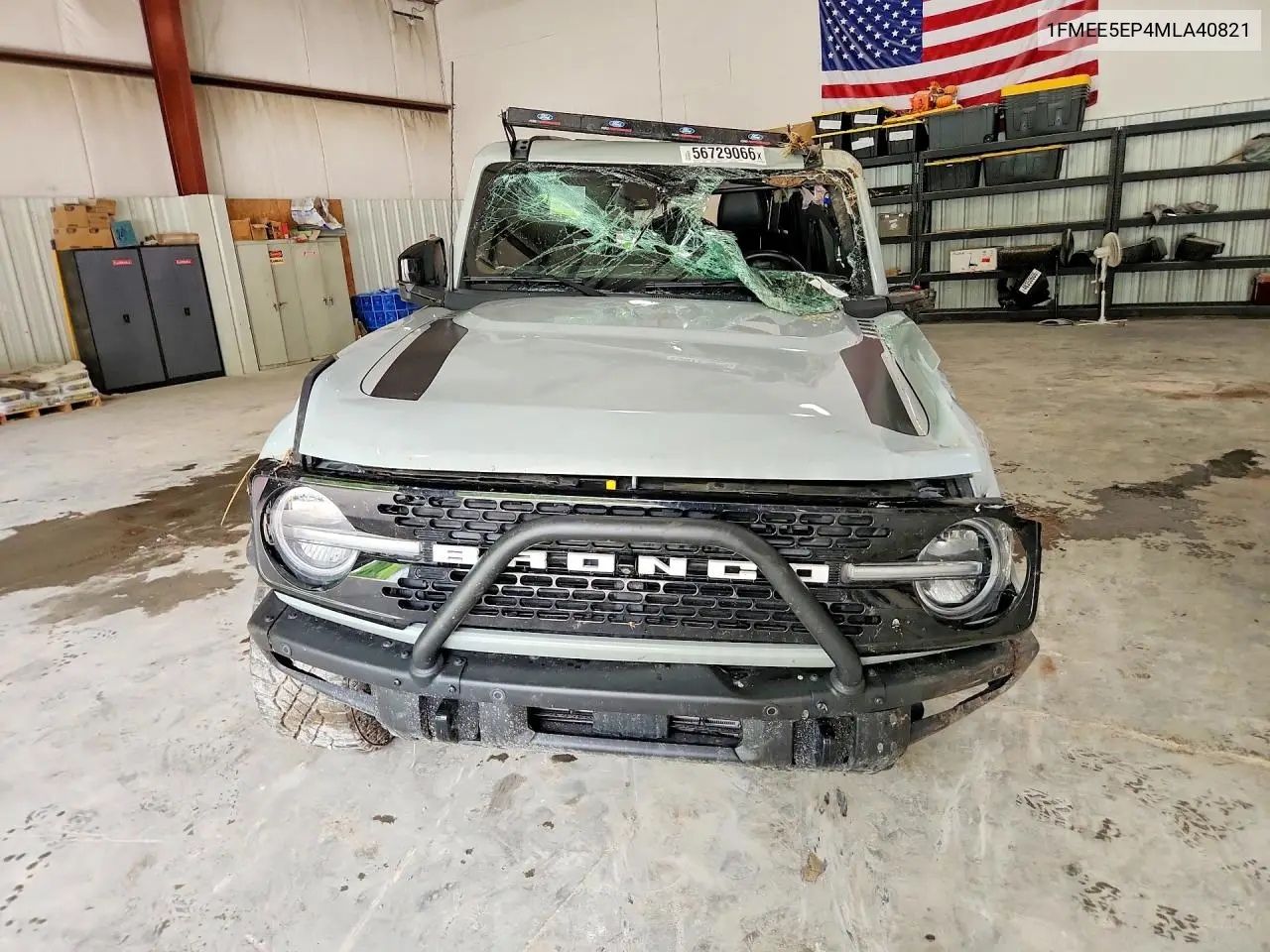 2021 Ford Bronco First Edition VIN: 1FMEE5EP4MLA40821 Lot: 56729066