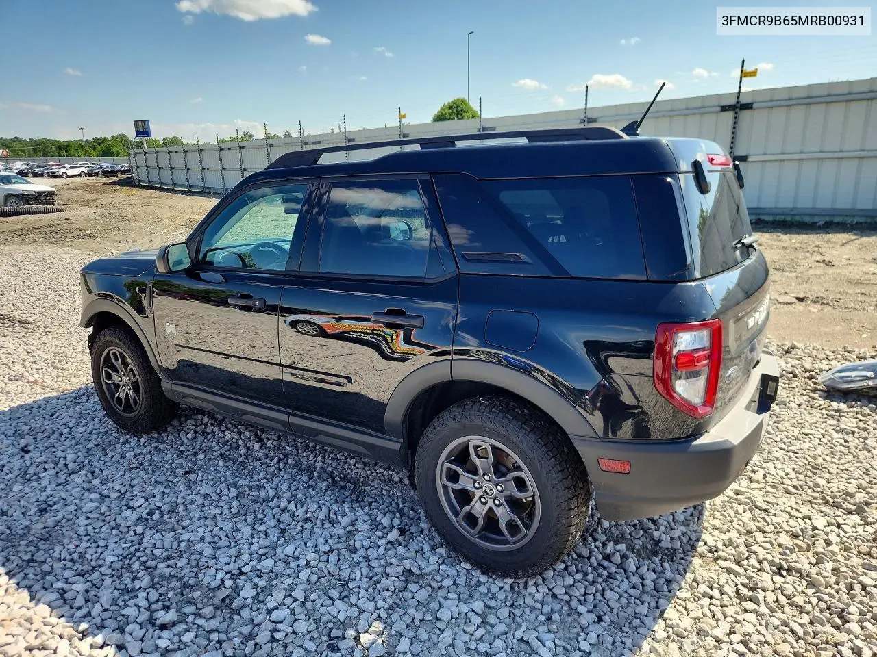 2021 Ford Bronco Sport Big Bend VIN: 3FMCR9B65MRB00931 Lot: 56774836