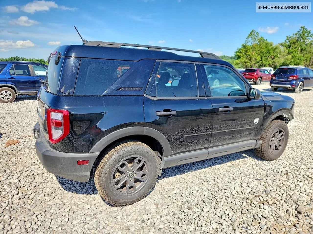 2021 Ford Bronco Sport Big Bend VIN: 3FMCR9B65MRB00931 Lot: 56774836