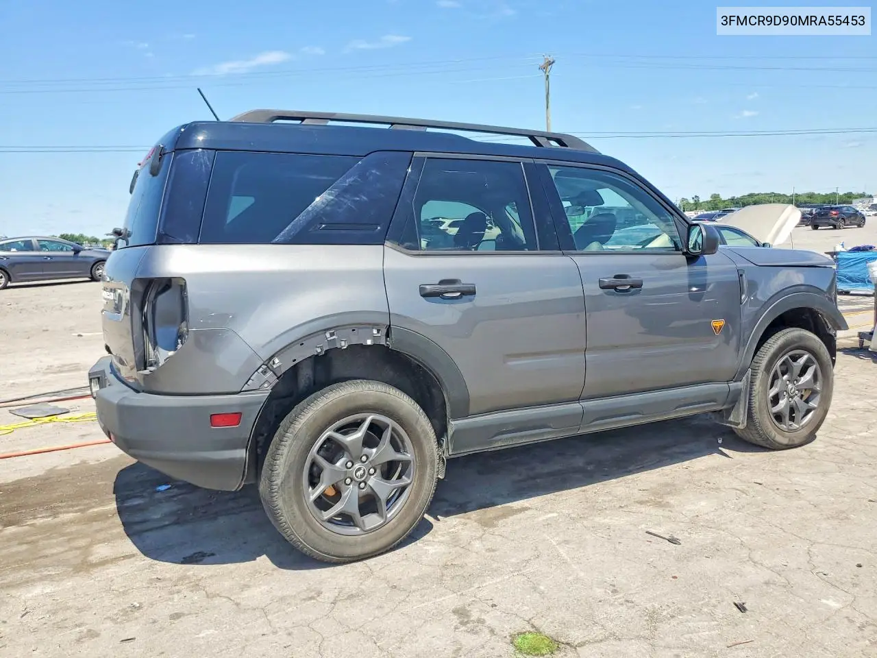 2021 Ford Bronco Sport Badlands VIN: 3FMCR9D90MRA55453 Lot: 56785596