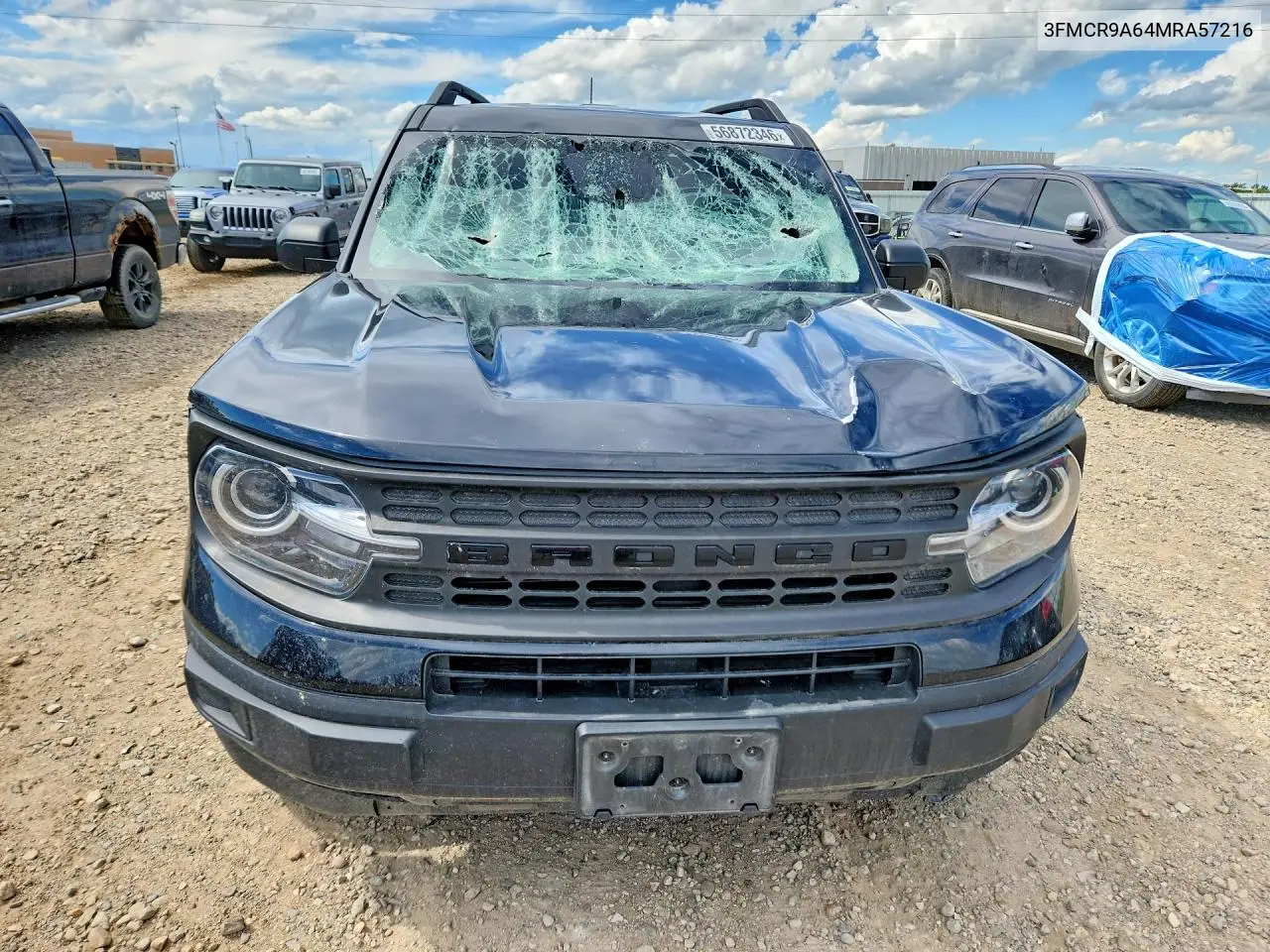 2021 Ford Bronco Sport VIN: 3FMCR9A64MRA57216 Lot: 56872346