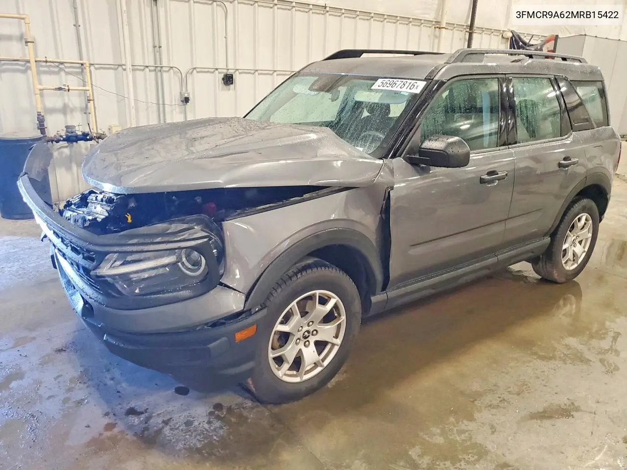 2021 Ford Bronco Sport VIN: 3FMCR9A62MRB15422 Lot: 56967816