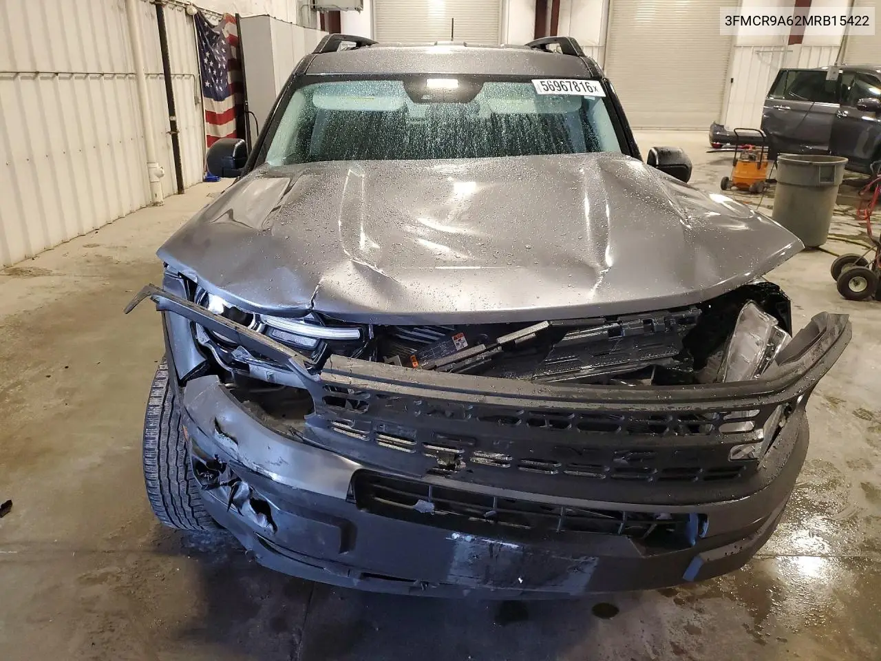 2021 Ford Bronco Sport VIN: 3FMCR9A62MRB15422 Lot: 56967816