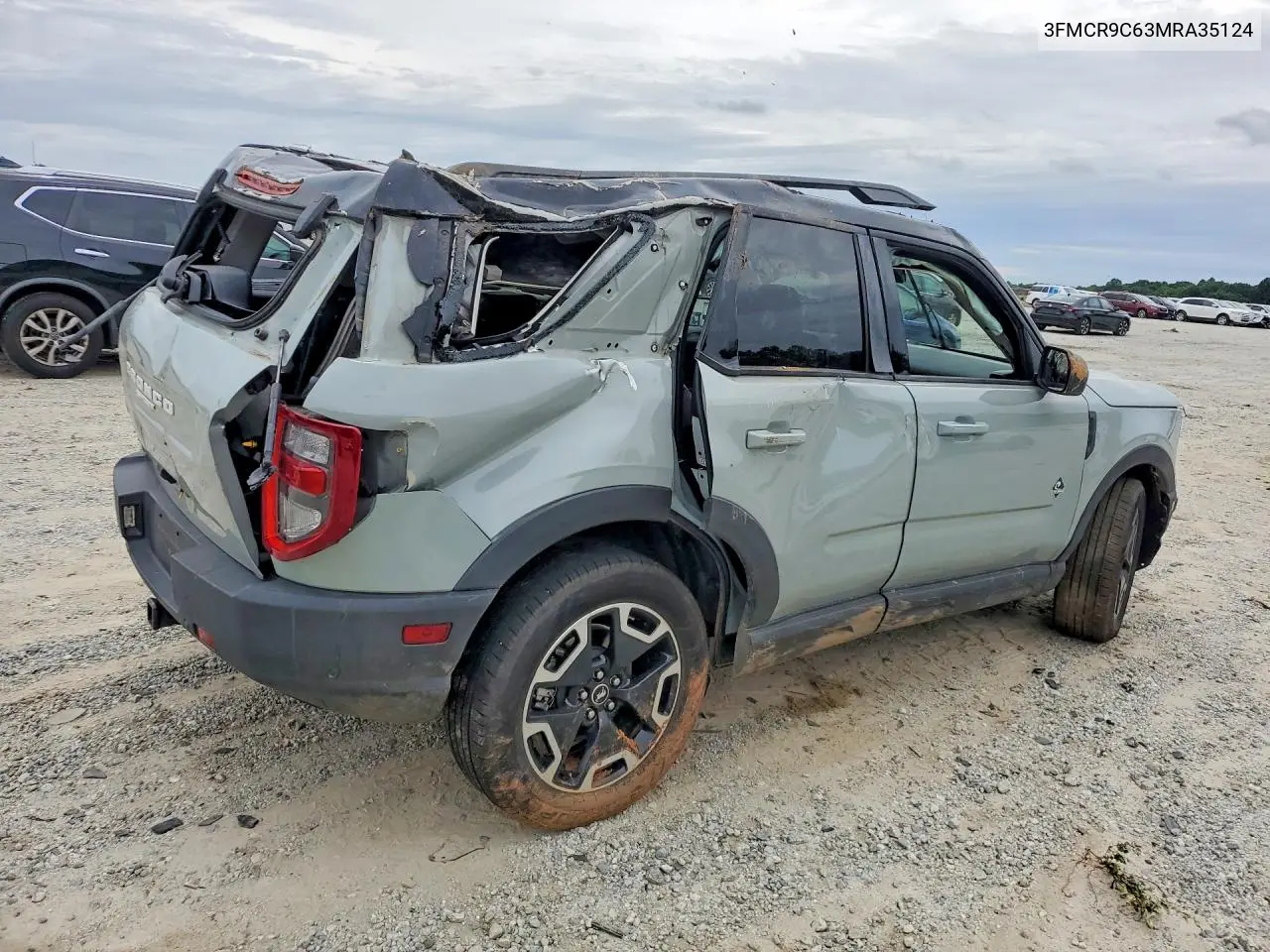 2021 Ford Bronco Sport Outer Banks VIN: 3FMCR9C63MRA35124 Lot: 57126656