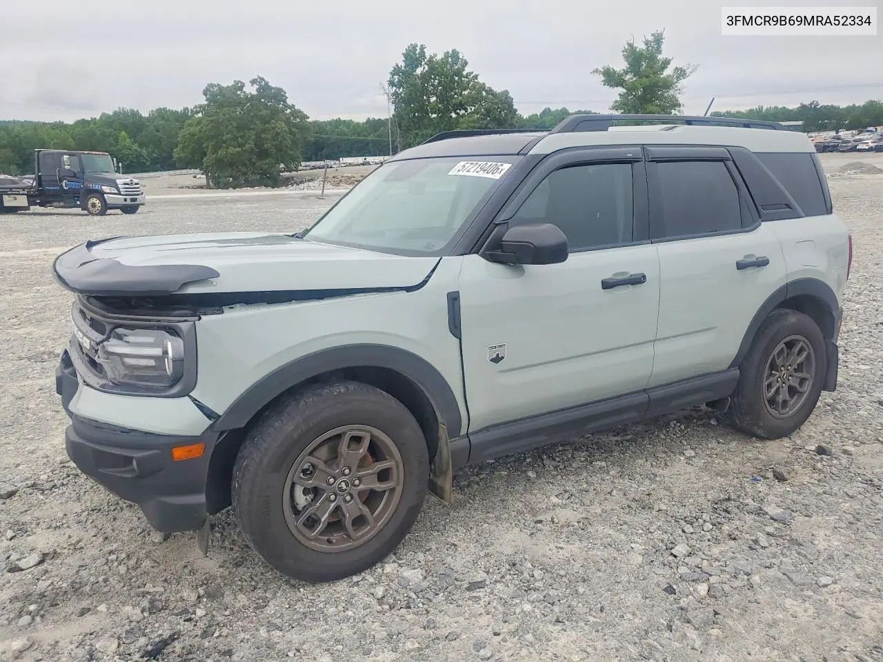 2021 Ford Bronco Sport Big Bend VIN: 3FMCR9B69MRA52334 Lot: 57219406
