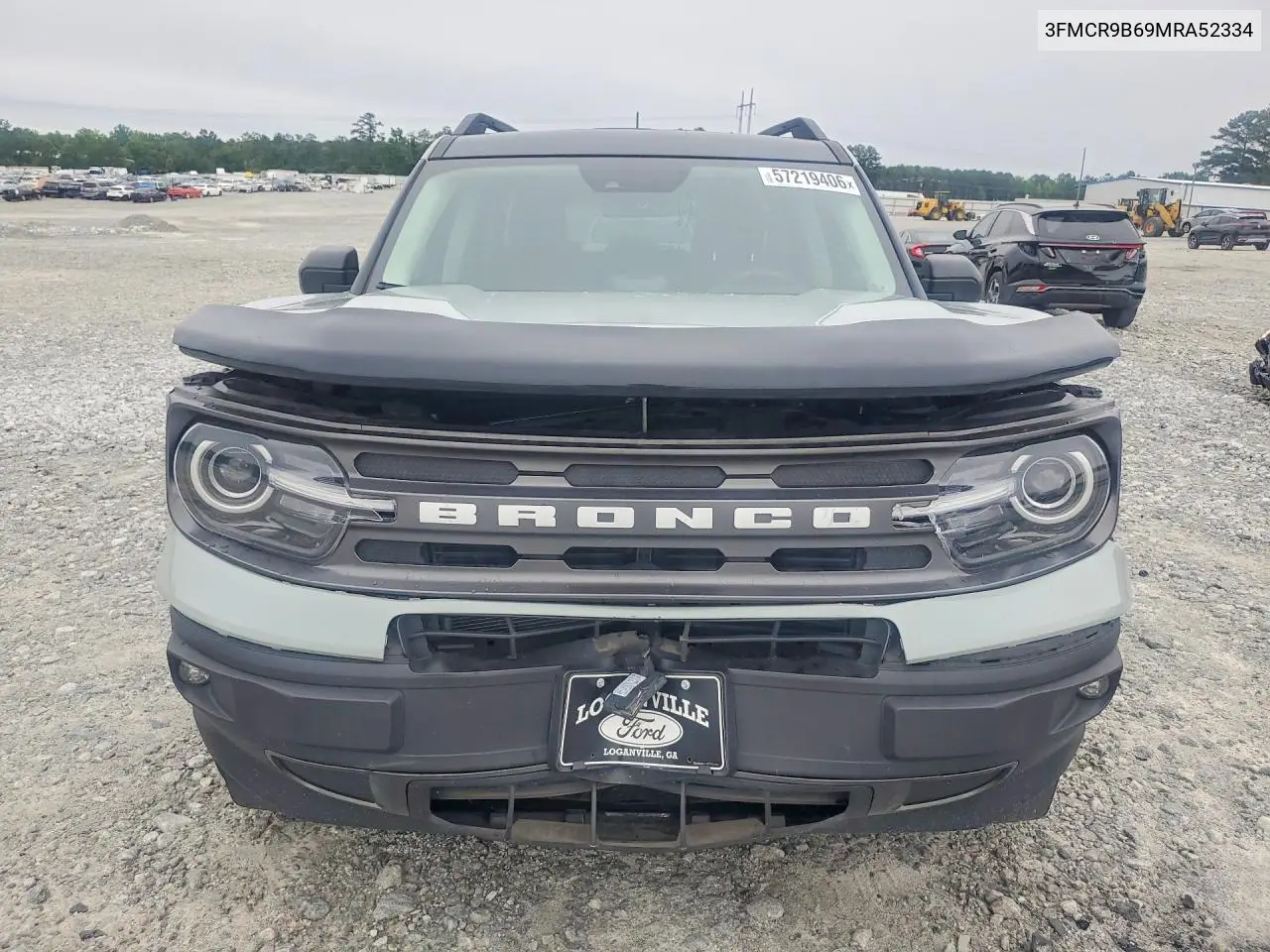 2021 Ford Bronco Sport Big Bend VIN: 3FMCR9B69MRA52334 Lot: 57219406