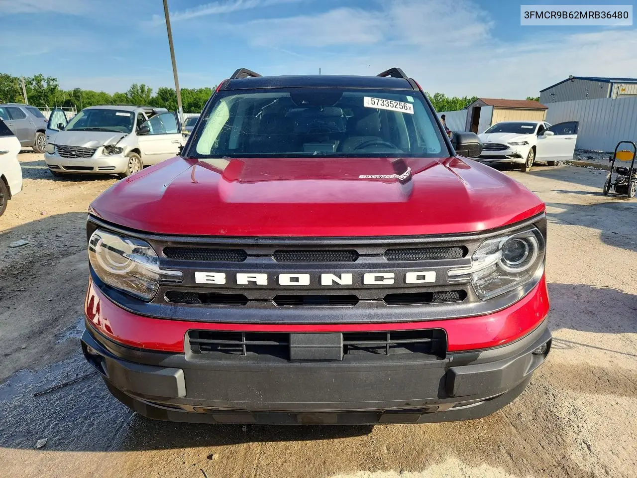 2021 Ford Bronco Sport Big Bend VIN: 3FMCR9B62MRB36480 Lot: 57335256