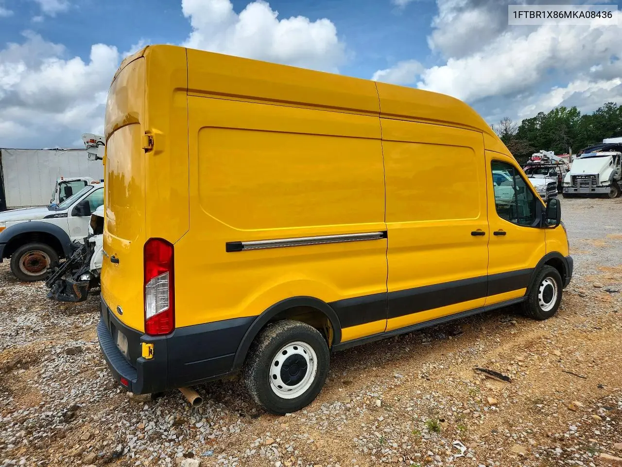 2021 Ford Transit T-250 VIN: 1FTBR1X86MKA08436 Lot: 57413776