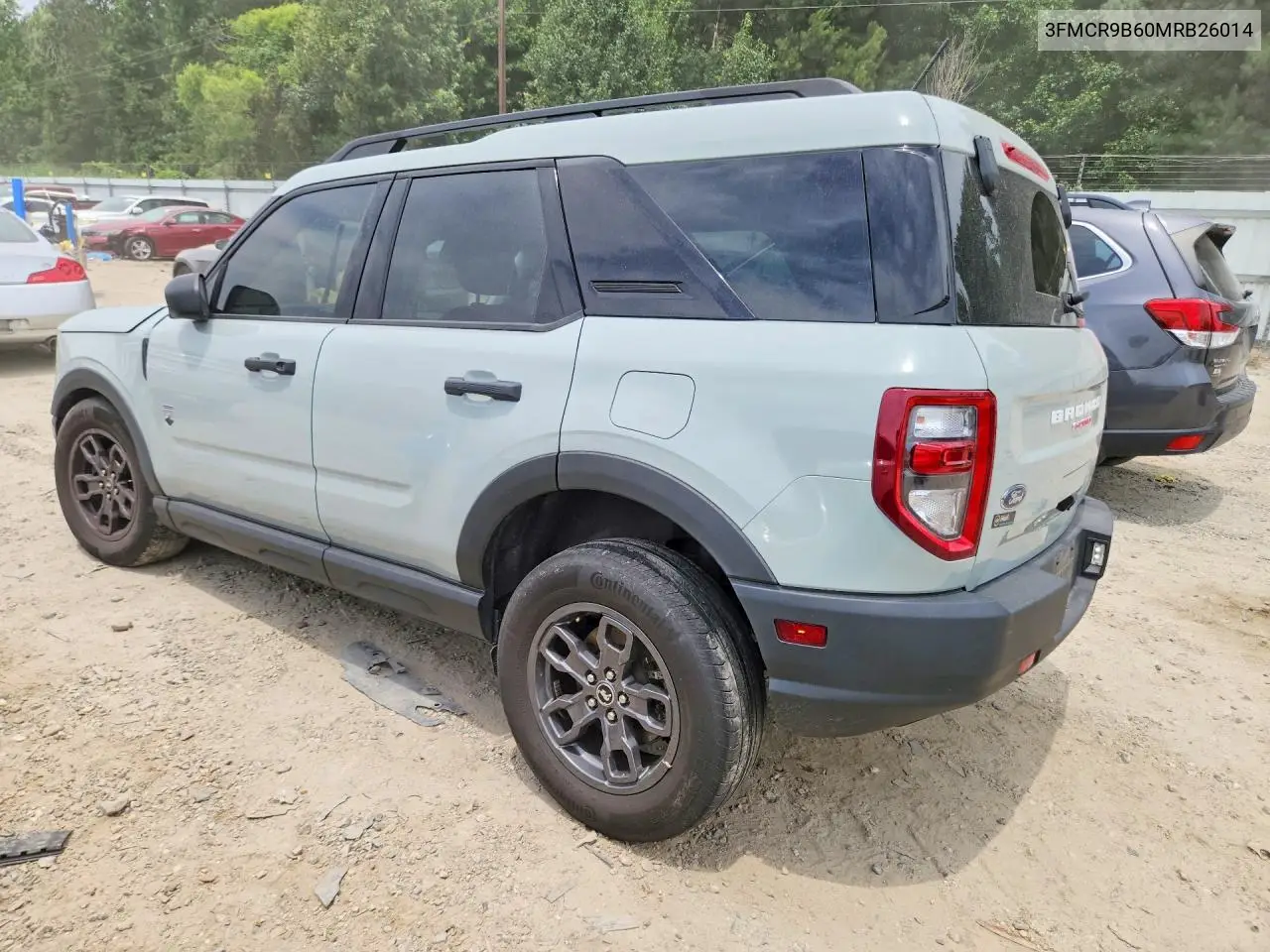 2021 Ford Bronco Sport Big Bend VIN: 3FMCR9B60MRB26014 Lot: 57612246