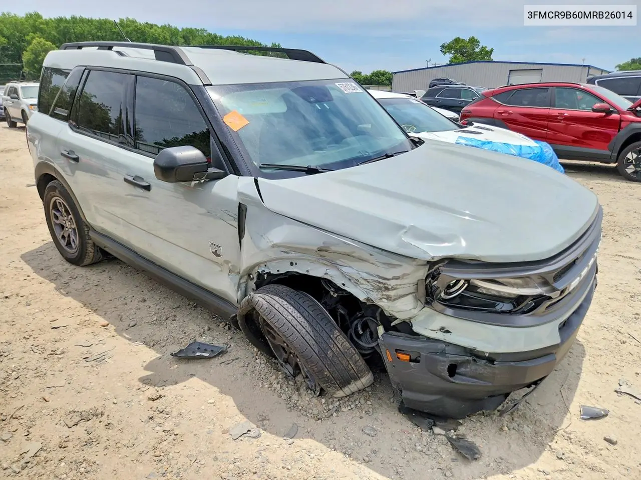 2021 Ford Bronco Sport Big Bend VIN: 3FMCR9B60MRB26014 Lot: 57612246