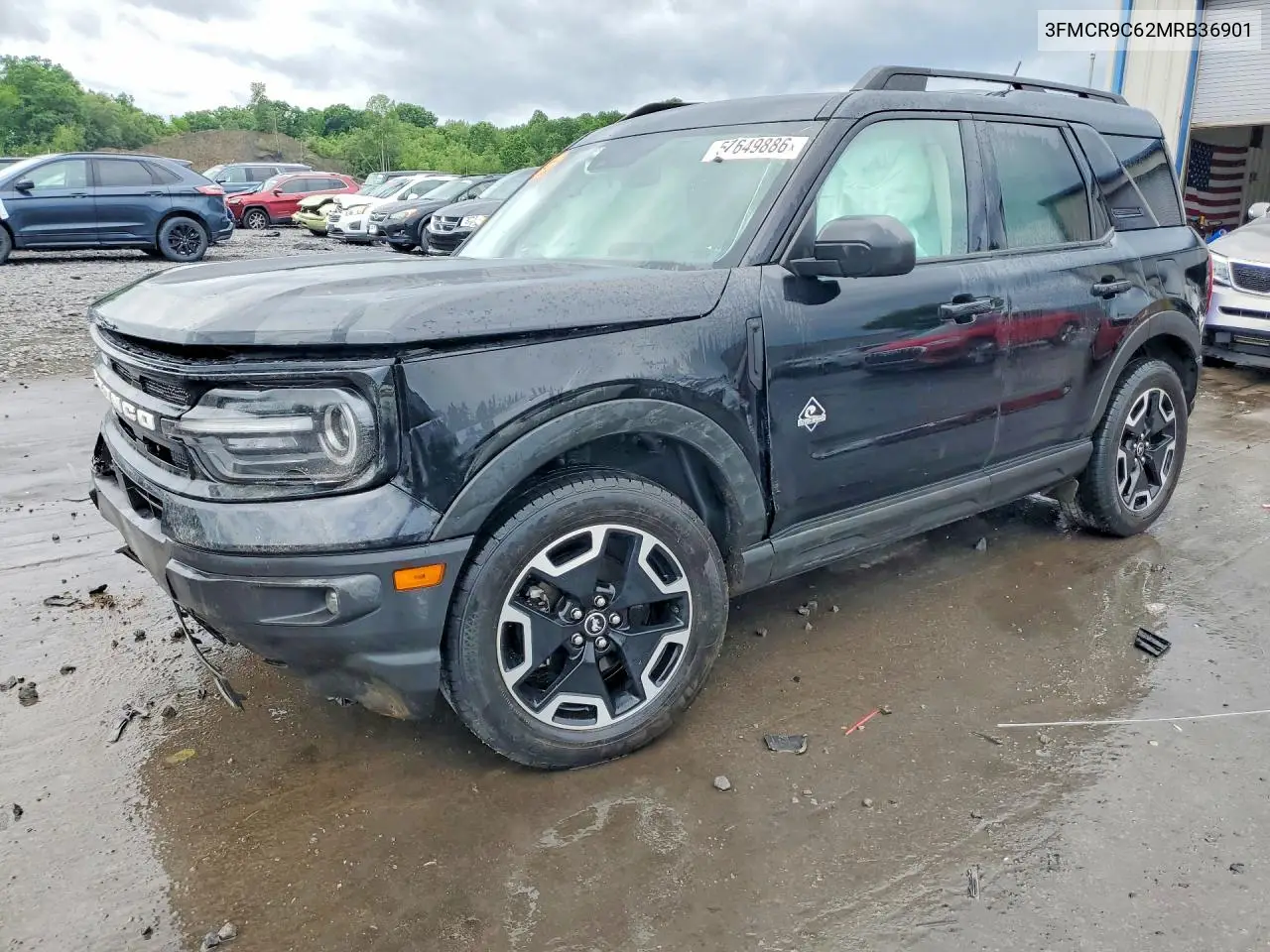 2021 Ford Bronco Sport Outer Banks VIN: 3FMCR9C62MRB36901 Lot: 57649886