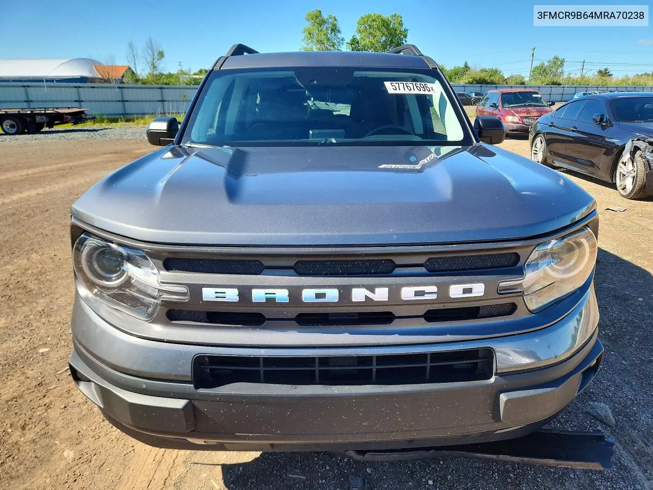 2021 Ford Bronco Sport Big Bend VIN: 3FMCR9B64MRA70238 Lot: 57767696