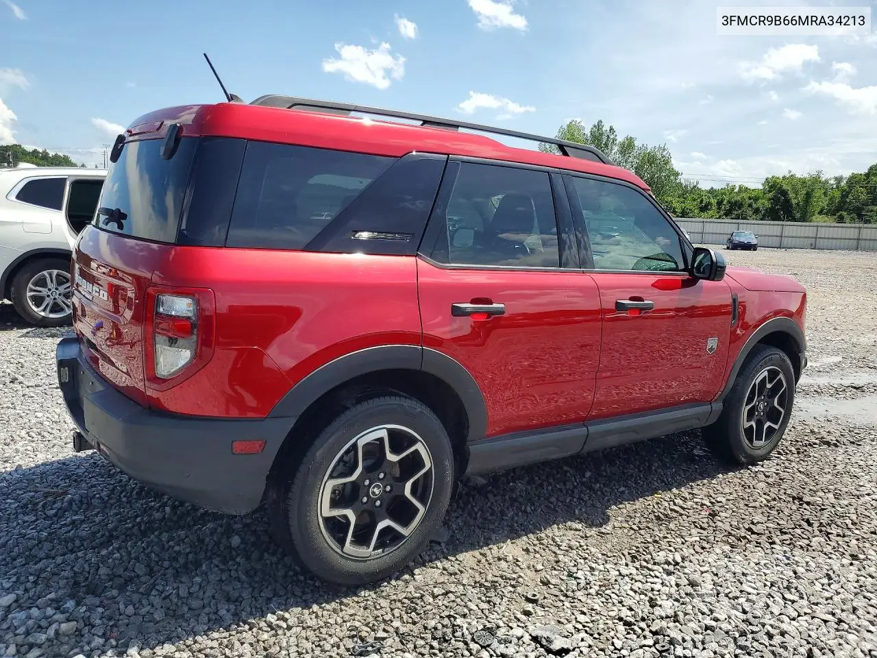 2021 Ford Bronco Sport Big Bend VIN: 3FMCR9B66MRA34213 Lot: 58033676