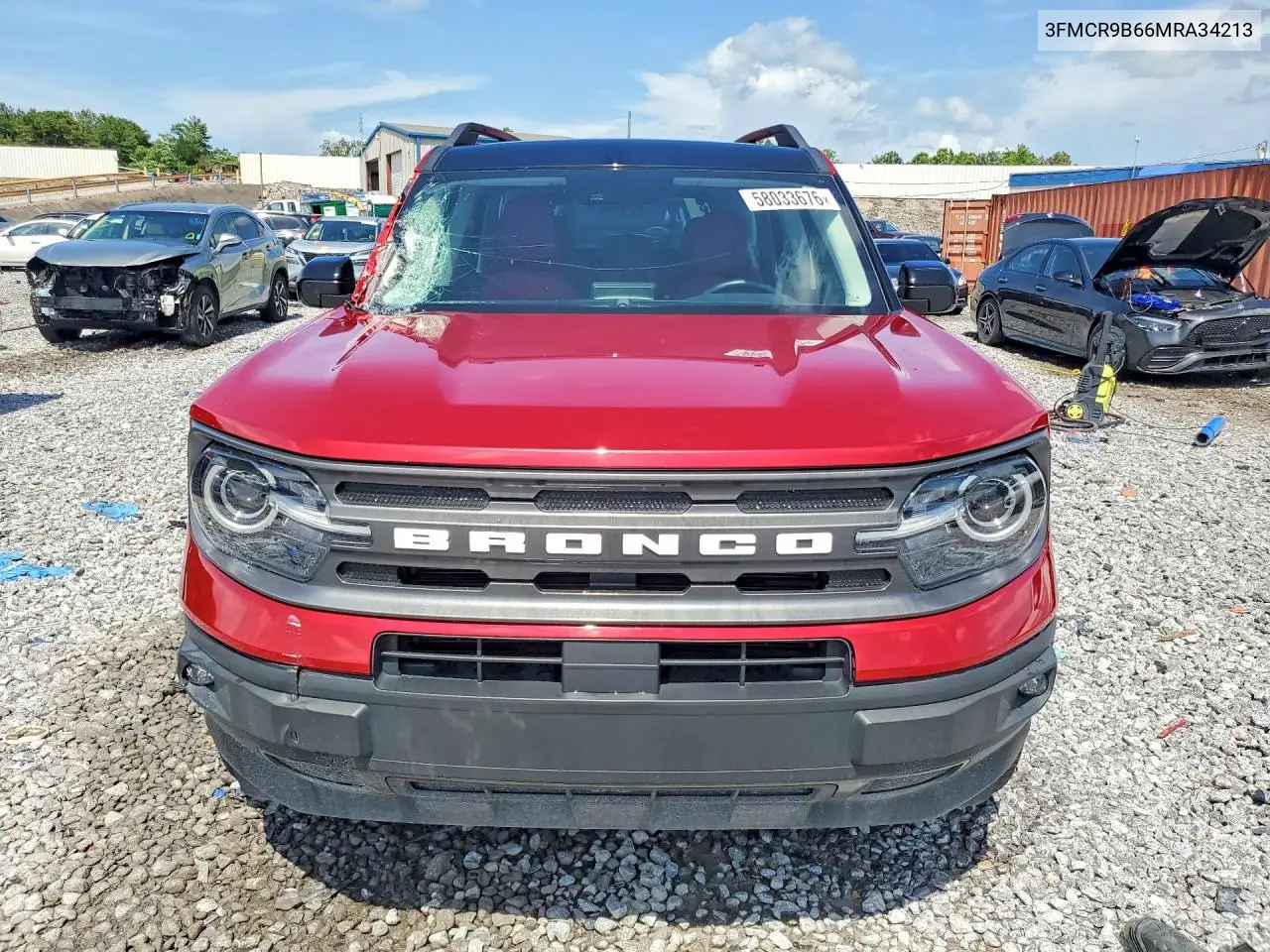 2021 Ford Bronco Sport Big Bend VIN: 3FMCR9B66MRA34213 Lot: 58033676