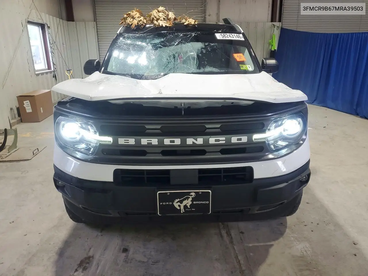 2021 Ford Bronco Sport Big Bend VIN: 3FMCR9B67MRA39503 Lot: 58243146
