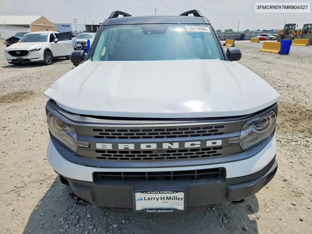 2021 Ford Bronco Sport Badlands VIN: 3FMCR9D97MRB06527 Lot: 58474996