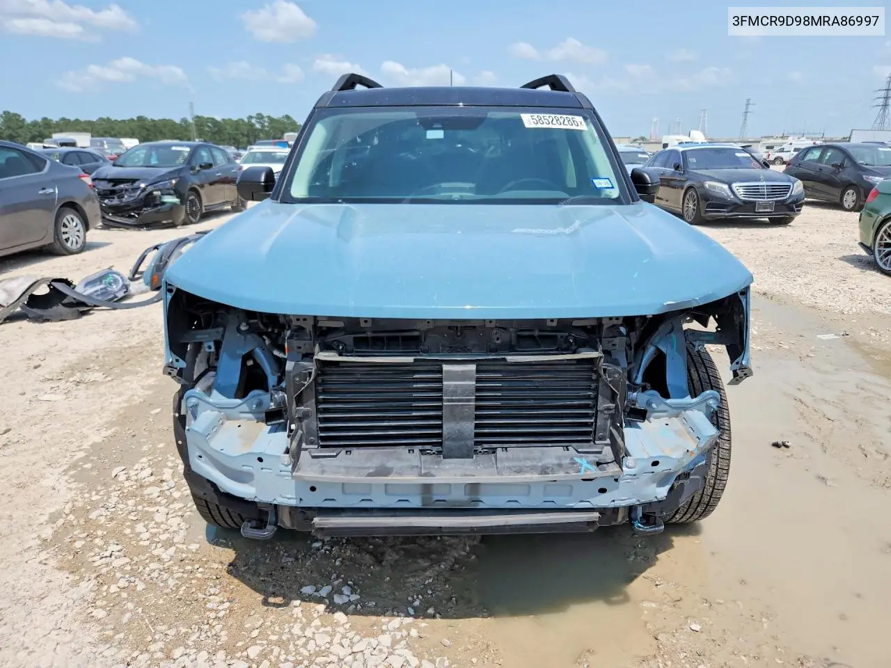 2021 Ford Bronco Sport Badlands VIN: 3FMCR9D98MRA86997 Lot: 58528286