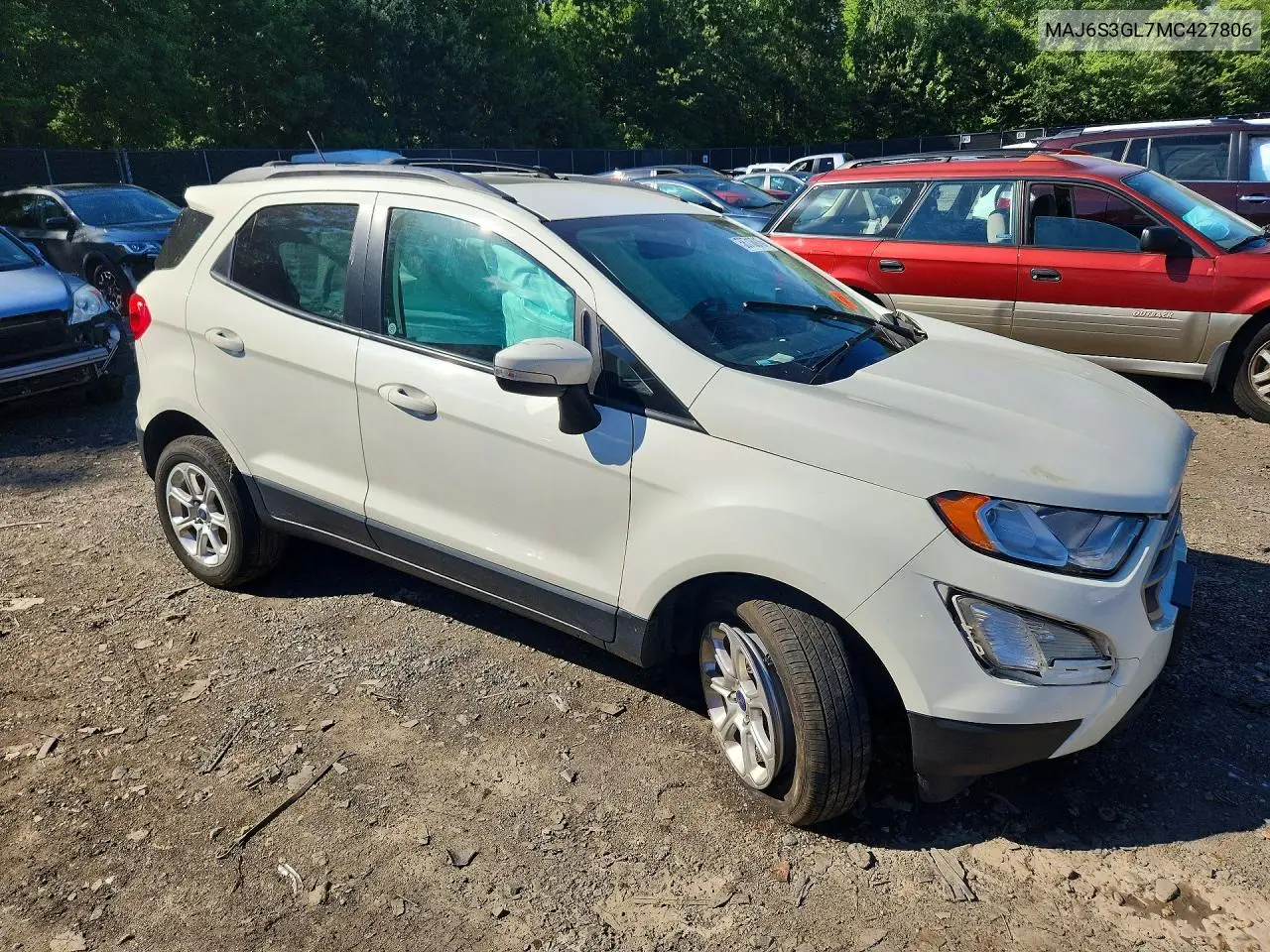 2021 Ford Ecosport Se VIN: MAJ6S3GL7MC427806 Lot: 58716916