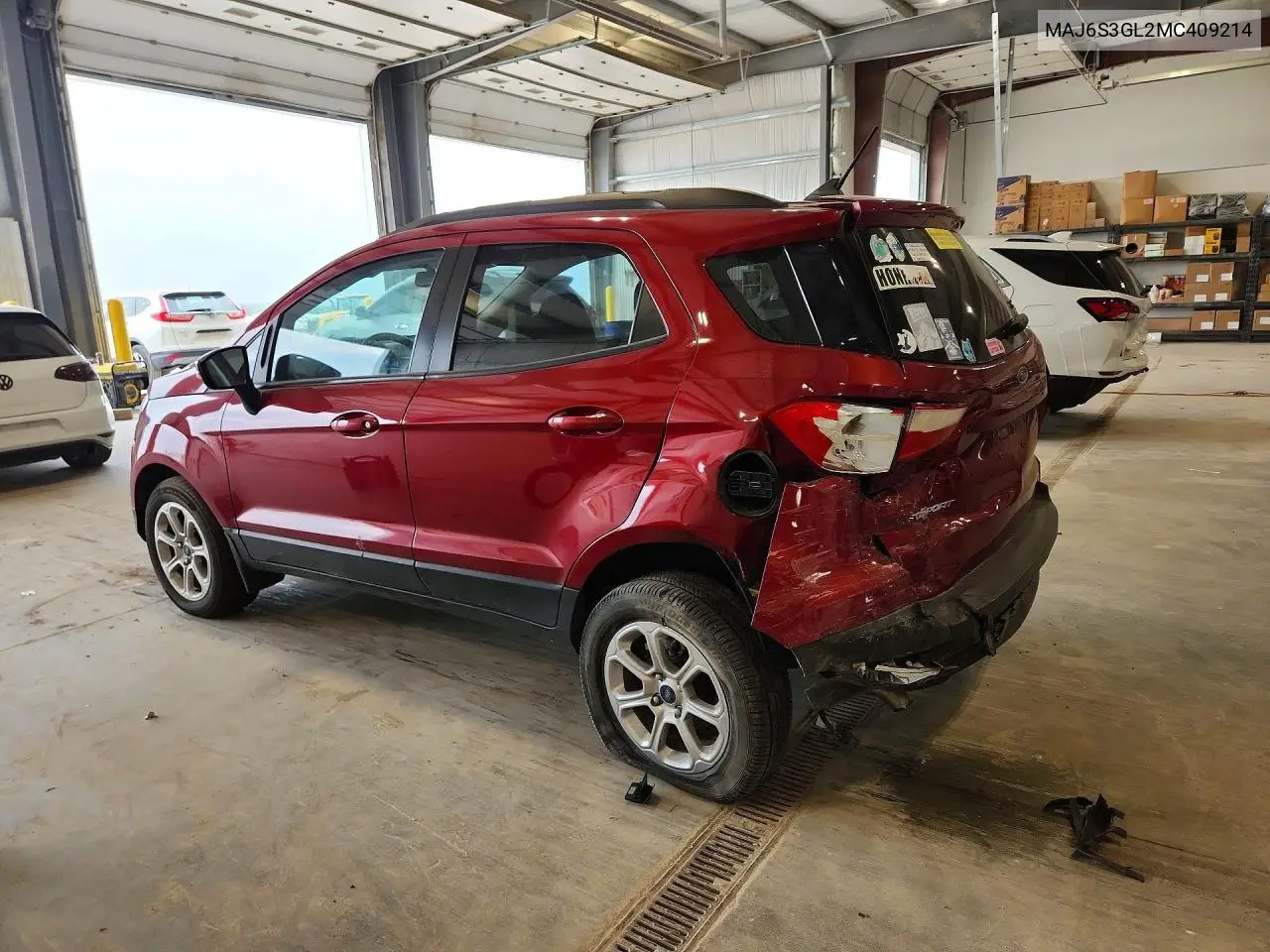 2021 Ford Ecosport Se VIN: MAJ6S3GL2MC409214 Lot: 59019526