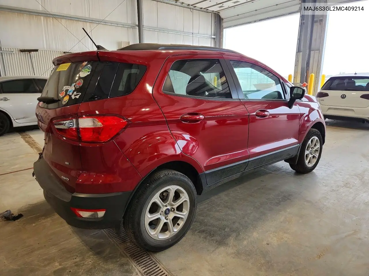 2021 Ford Ecosport Se VIN: MAJ6S3GL2MC409214 Lot: 59019526