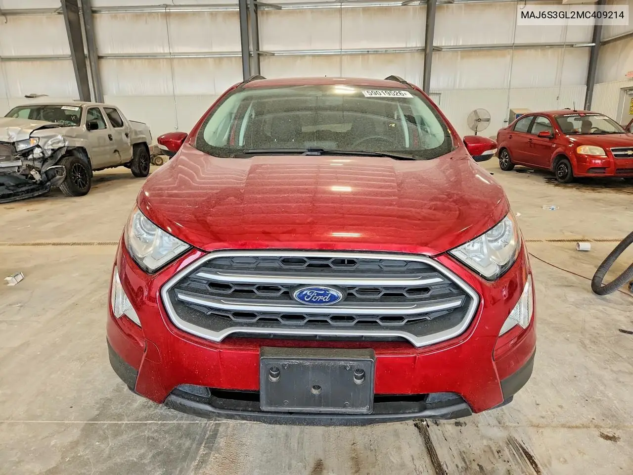 2021 Ford Ecosport Se VIN: MAJ6S3GL2MC409214 Lot: 59019526