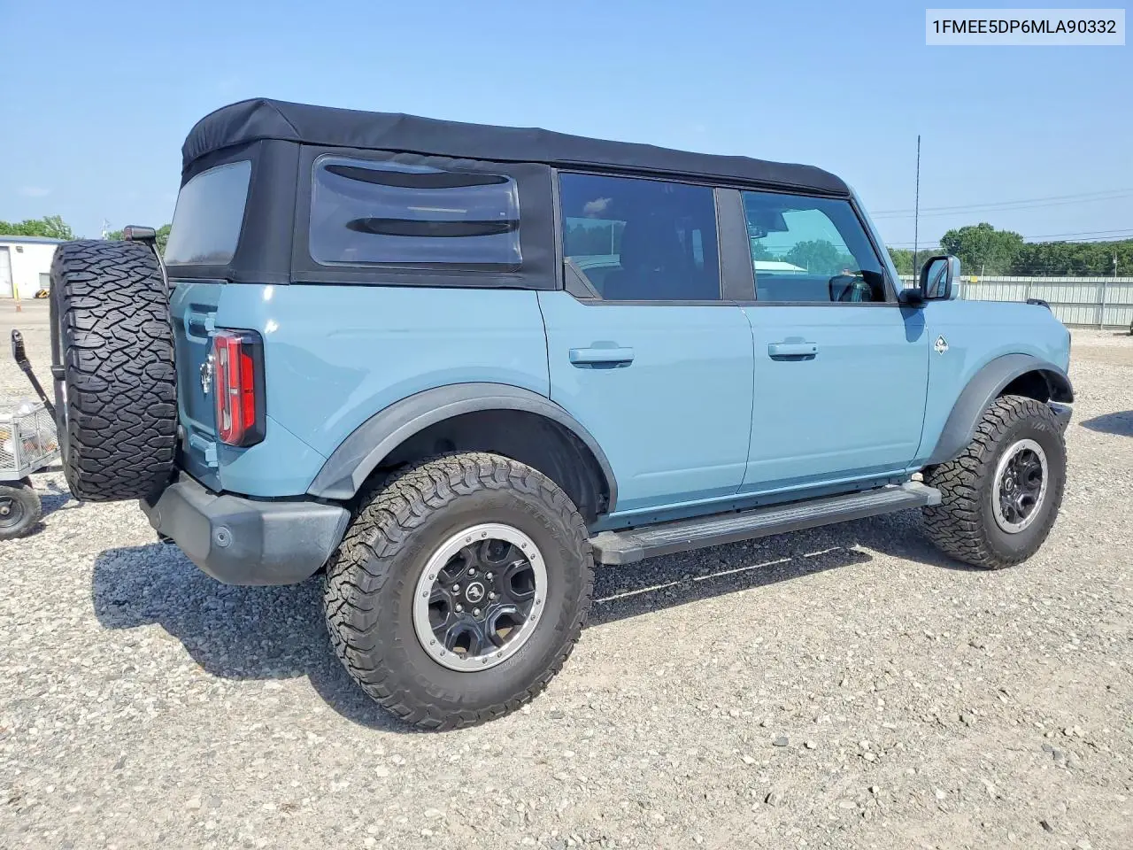 2021 Ford Bronco Base VIN: 1FMEE5DP6MLA90332 Lot: 59199826