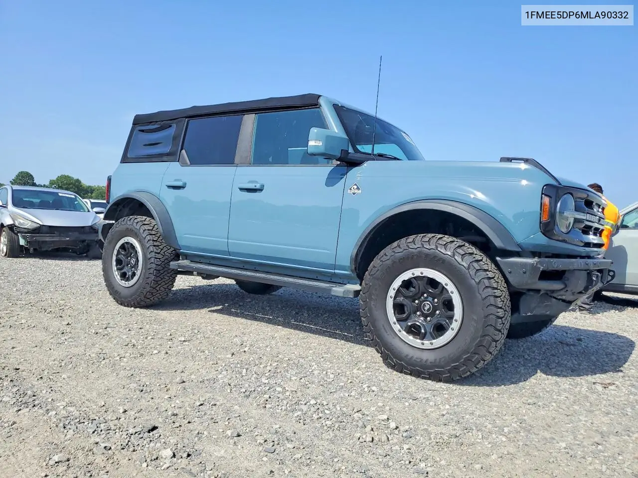 2021 Ford Bronco Base VIN: 1FMEE5DP6MLA90332 Lot: 59199826