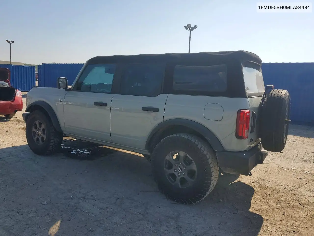 2021 Ford Bronco Base VIN: 1FMDE5BH0MLA84484 Lot: 59585486