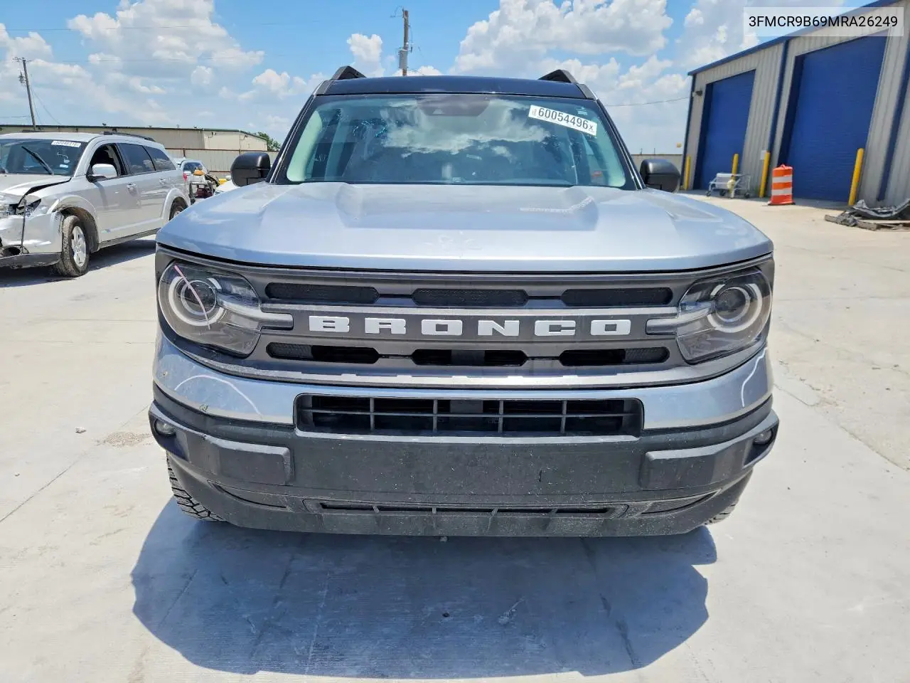 2021 Ford Bronco Sport Big Bend VIN: 3FMCR9B69MRA26249 Lot: 60054496