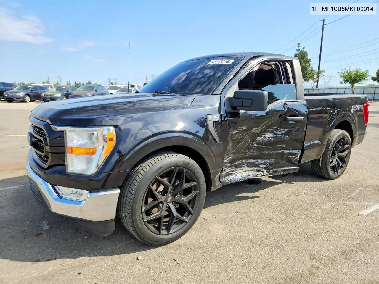 2021 Ford F150 VIN: 1FTMF1CB5MKF09014 Lot: 62117096