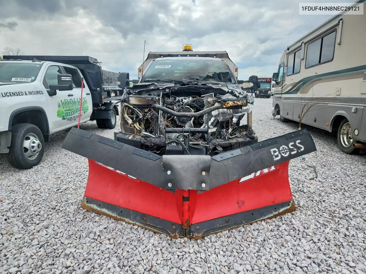 2022 Ford F450 VIN: 1FDUF4HN8NEC29121 Lot: 51435876