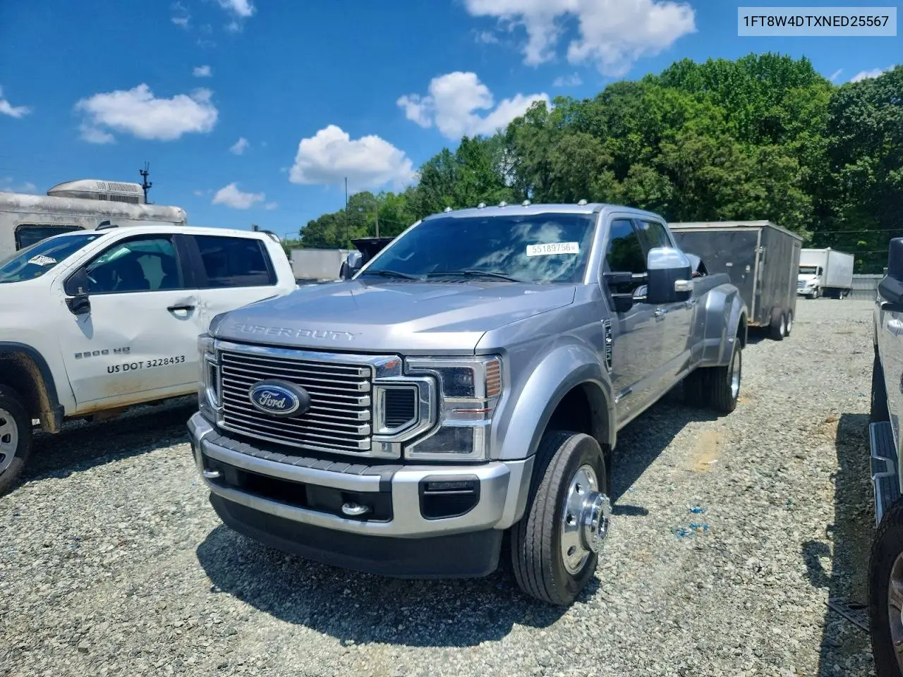 2022 Ford F450 Super Duty VIN: 1FT8W4DT0NED81260 Lot: 55189756