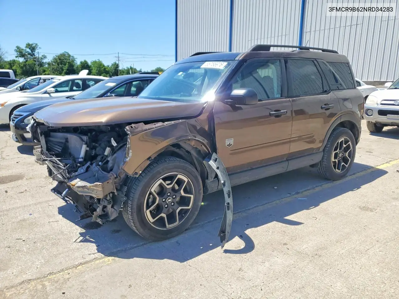 2022 Ford Bronco Sport Big Bend VIN: 3FMCR9B62NRD34283 Lot: 55766976